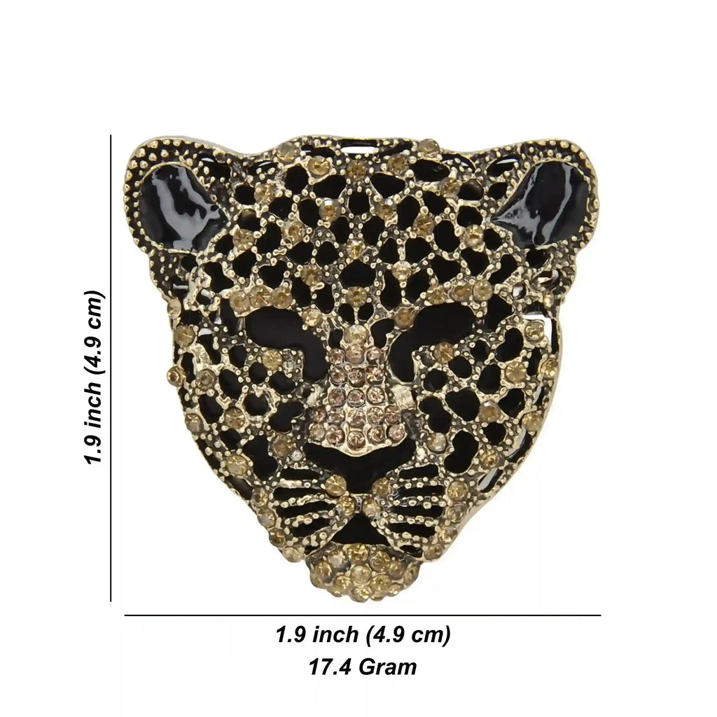 🔥Panther Leopard Head Rhinestone Brooch🔥 | Bloom in Elegance | Flash Sale 50% Off! | 🚨Limited Stock Available🚨