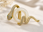 Luxury Gold Snake Brooch for Men's Blazer, Coat & Bandhgala
