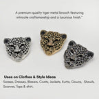 🔥Panther Leopard Head Rhinestone Brooch🔥 | Bloom in Elegance | Flash Sale 50% Off! | 🚨Limited Stock Available🚨