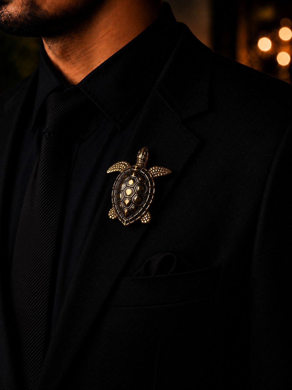 Vintage Gold Sea Turtle Brooch