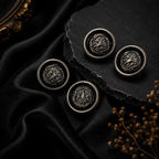 Silver Bird Crest Blazer Button Set