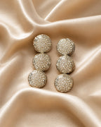 Silver Crystal Kurta Buttons