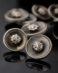 Heritage Rose Silver Buttons