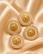 Majestic Lion Crest Buttons