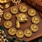 Royal Tiger Brooch with 10 Free Matching Buttons