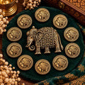 Royal Elephant Brooch with 10 Free Matching Buttons