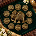 Royal Elephant Brooch with 10 Free Matching Buttons