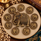 Royal Elephant Brooch with 10 Free Matching Buttons