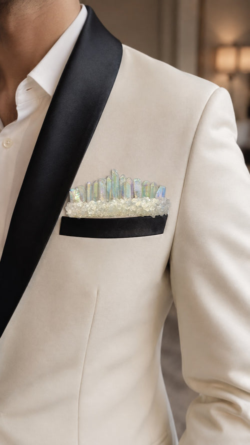 Crystal Pocket Boutonniere