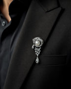 Imperial Pearl Cascade Brooch