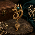 Eternal Om Emblem Brooch for Men